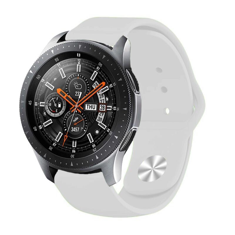 Силиконовый ремешок BeCover для Xiaomi iMi KW66/Mi Watch Color/Haylou LS01/Watch S1 Active White (706357)