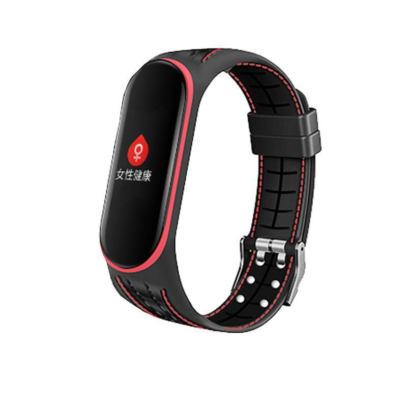 Ремінець BeCover Lattice Style для Xiaomi Mi Smart Band 5/Mi Smart Band 6/Mi Smart Band 7 Red (705162)