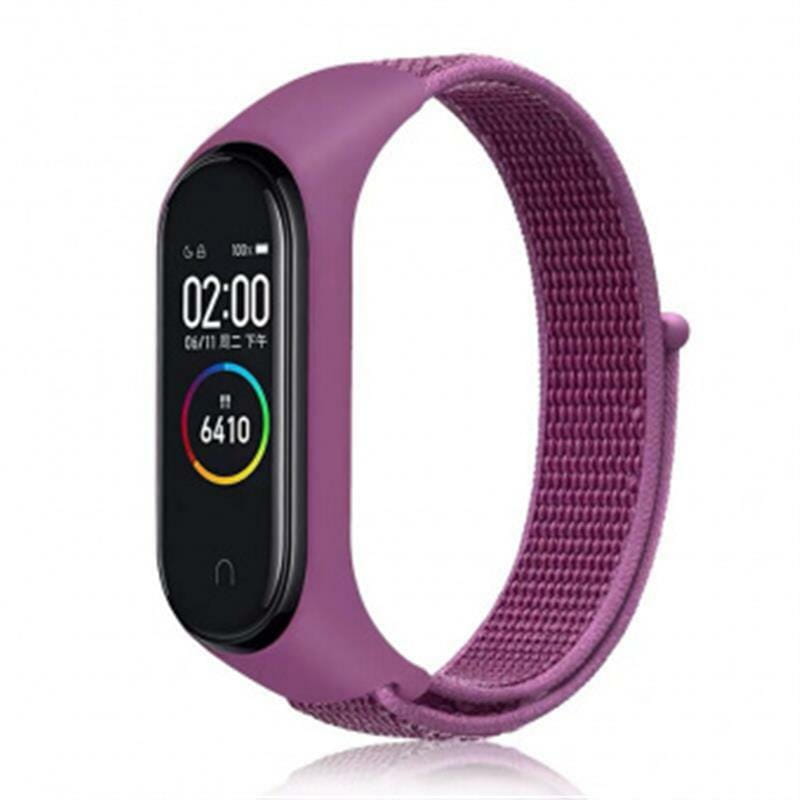 Ремешок BeCover Nylon Style для Xiaomi Mi Smart Band 5/Mi Smart Band 6 Purple (705429)