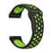 Фото - Ремінець BeCover Nike Style для Samsung Galaxy (20mm)/Watch 5/ Watch 4 40/44mm/Watch 4 Classic 42mm/Watch Active/Active 2 40/44mm/Watch 3 41mm/Gear S2/Classic/Gear Sport Black-Green (705694) | click.ua
