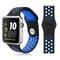 Фото - Ремінець BeCover Nike Style для Samsung Galaxy (20mm)/Watch 5/ Watch 4 40/44mm/Watch 4 Classic 42mm/Watch Active/Active 2 40/44mm/Watch 3 41mm/Gear S2/Classic/Gear Sport Black-Blue (705692) | click.ua
