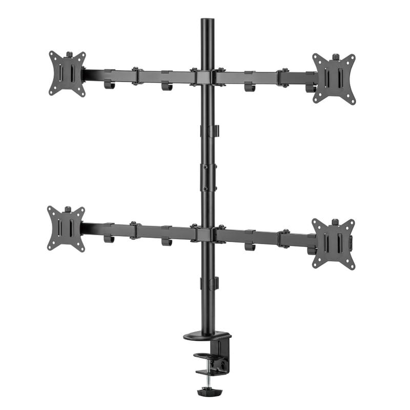 Настольное крепление для монитора Brateck LDT66-C048 17-32" Black (VESA100х100)