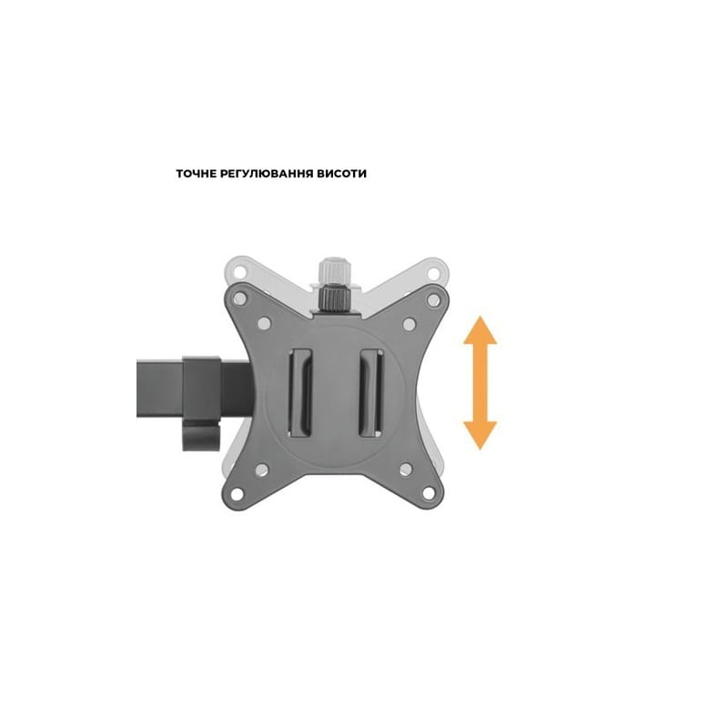 Настольное крепление для монитора Brateck LDT66-C024 17-32" Black (VESA100х100)