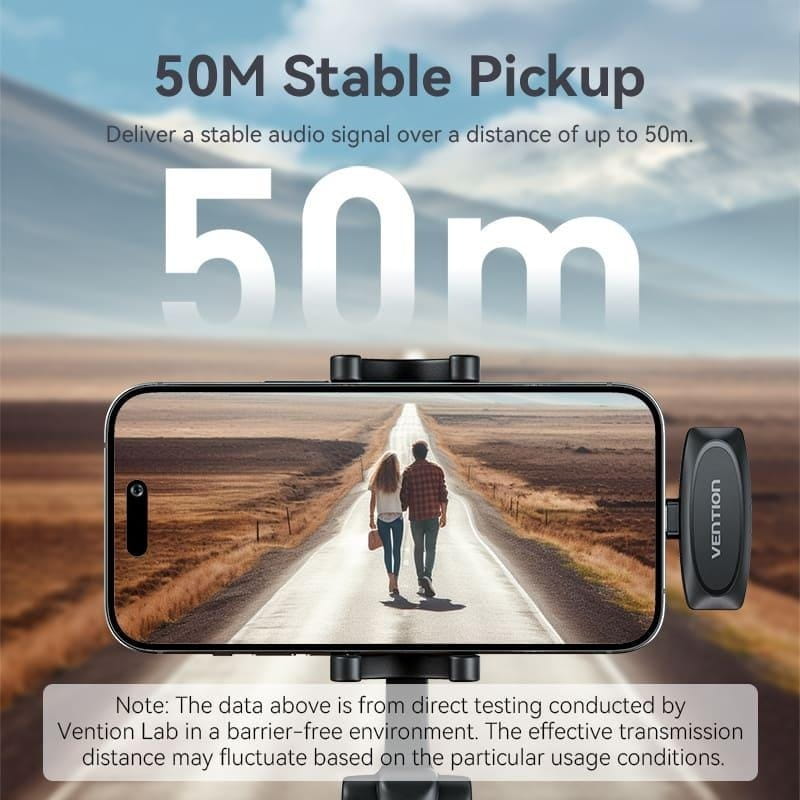 Микрофон Vention USB Type-C 2-Pack Wireless Lavalier Black (NCBB0)