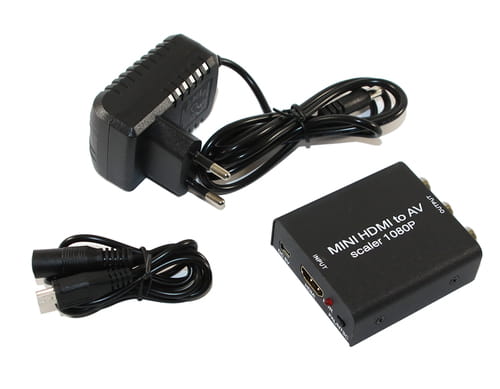 Фото - Прочие комплектующие ATCOM Контролер  HDMI-3RCA  з блоком живлення 15275 (15275)