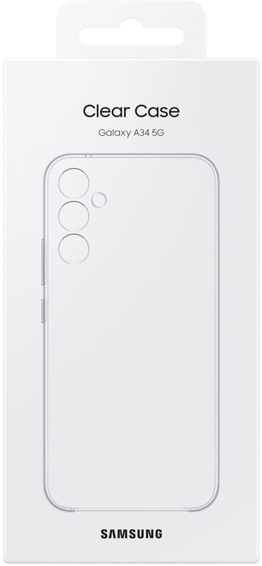 Чохол-накладка Samsung Clear Case для Samsung Galaxy A34 SM-A346 Transparent (EF-QA346CTEGRU)