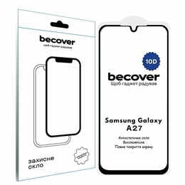 Защитное стекло BeCover для Samsung Galaxy А27 SM-A276 10D Black (714915)