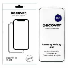 Захисне скло BeCover для Samsung Galaxy А57 SM-A576 10D Black (714919)
