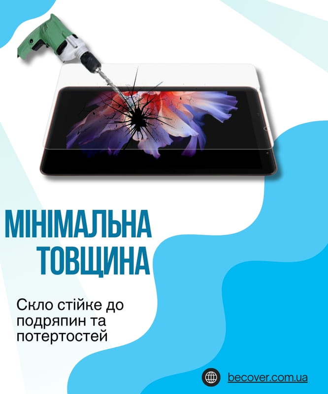 Защитное стекло BeCover для Blackview Zeno 1 4G 8.0" (714899)