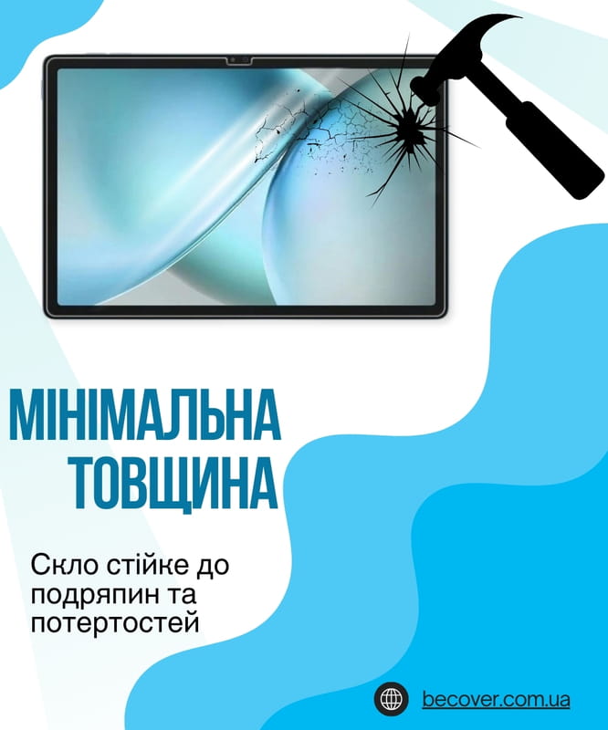 Защитное стекло BeCover для Blackview Zeno 10 5G 11.0" (714900)