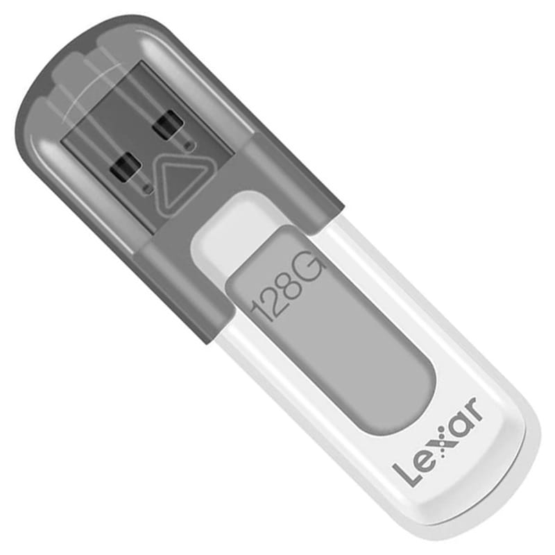 Флеш-накопитель USB3.2 128GB Lexar JumpDrive V100 White/Grey (LJDV100-128ABGY)