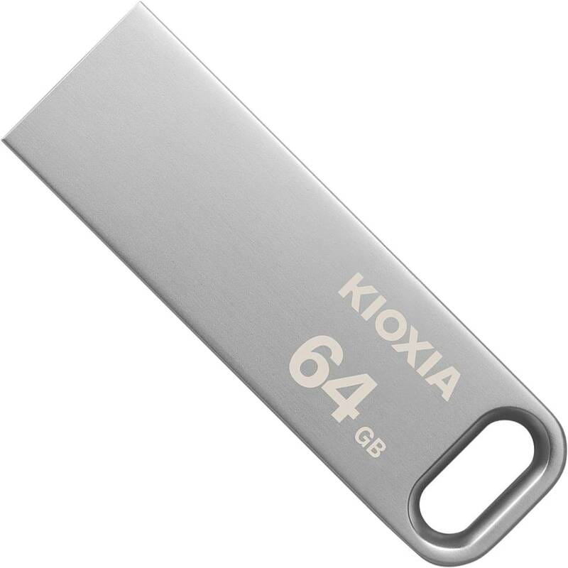 Флеш-накопичувач USB3.2 64GB Kioxia TransMemory U366 Silver (LU366S064GG4)