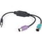 Фото - Контролер Cablexpert (UAPS12-BK), USB 1.1/2 x PS/2, 0.3 м, чорний | click.ua