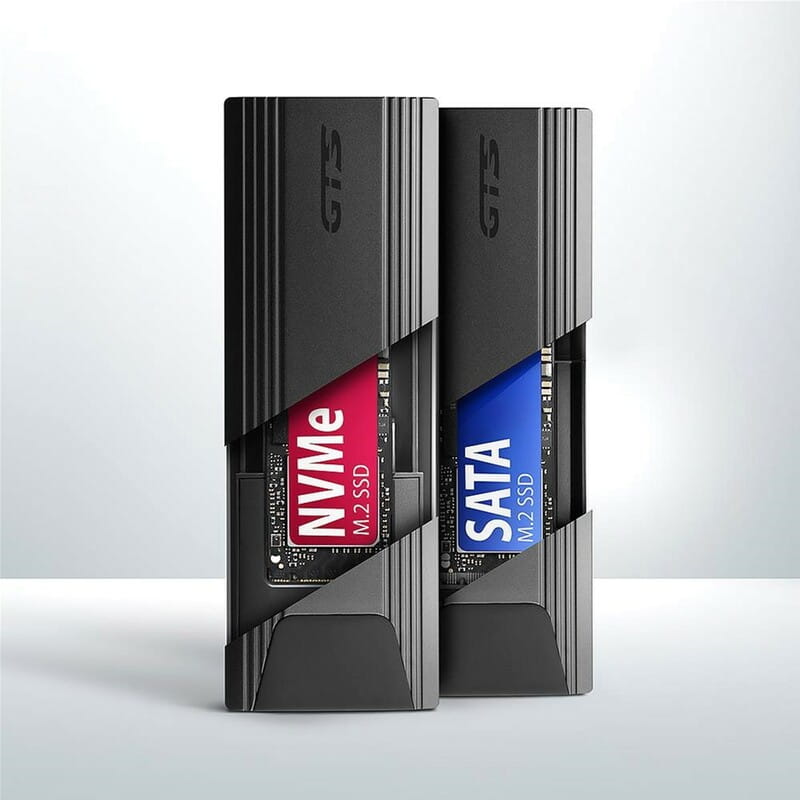 Зовнішня кишеня Axagon NVMe M.2 2230/2242/2260/2280 USB Type-C 3.2 Black (EEM2-GTS2)