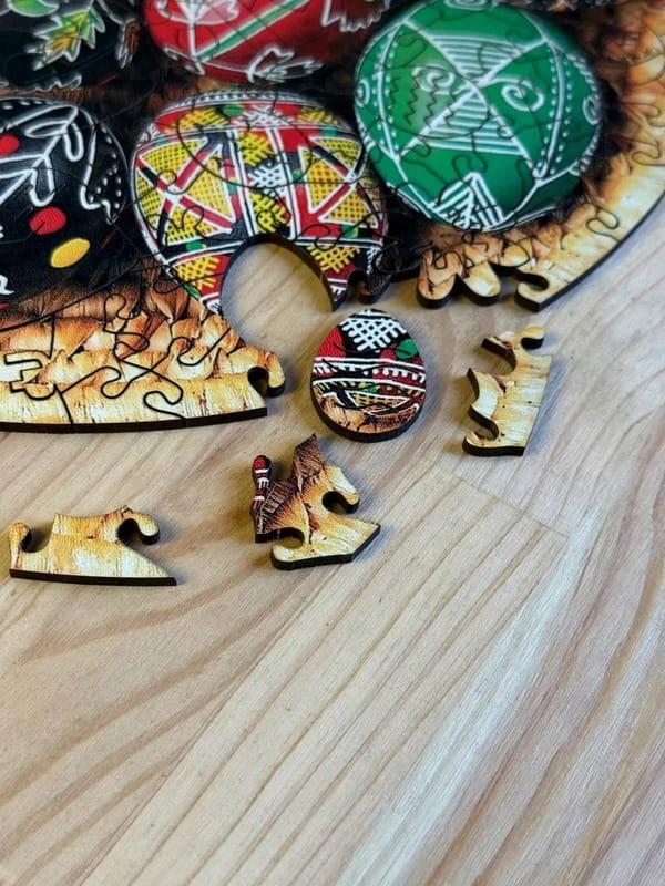 Пазл дерев`яний UkrainianPuzzles Писанки