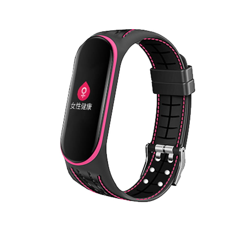 Ремінець BeCover у вигляді решітки для Xiaomi Mi Smart Band 5/Mi Smart Band 6/Mi Smart Band 7 рожевий (705163)