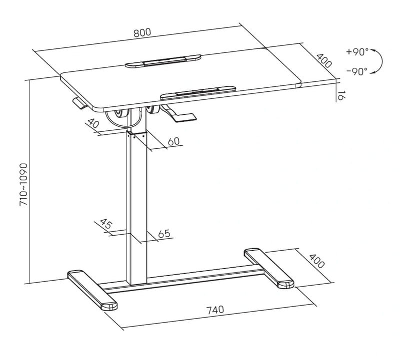 Комп`ютерний стіл OfficePro ODM405B