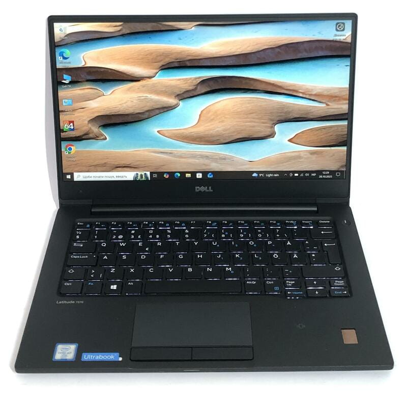 Ноутбук Dell Latitude 7370 / 13.3" FullHD IPS / m7-6Y75 / 8GB / 256GB SSD / Win10Pro / Backlight / сканер отпечатка - Б/у