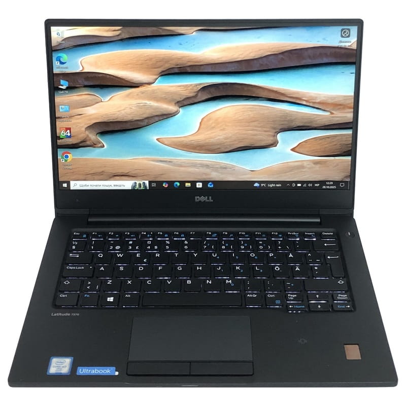Ноутбук Dell Latitude 7370 / 13.3" FullHD IPS / m7-6Y75 / 8GB / 256GB SSD / Win10Pro / Backlight / сканер отпечатка - Б/у