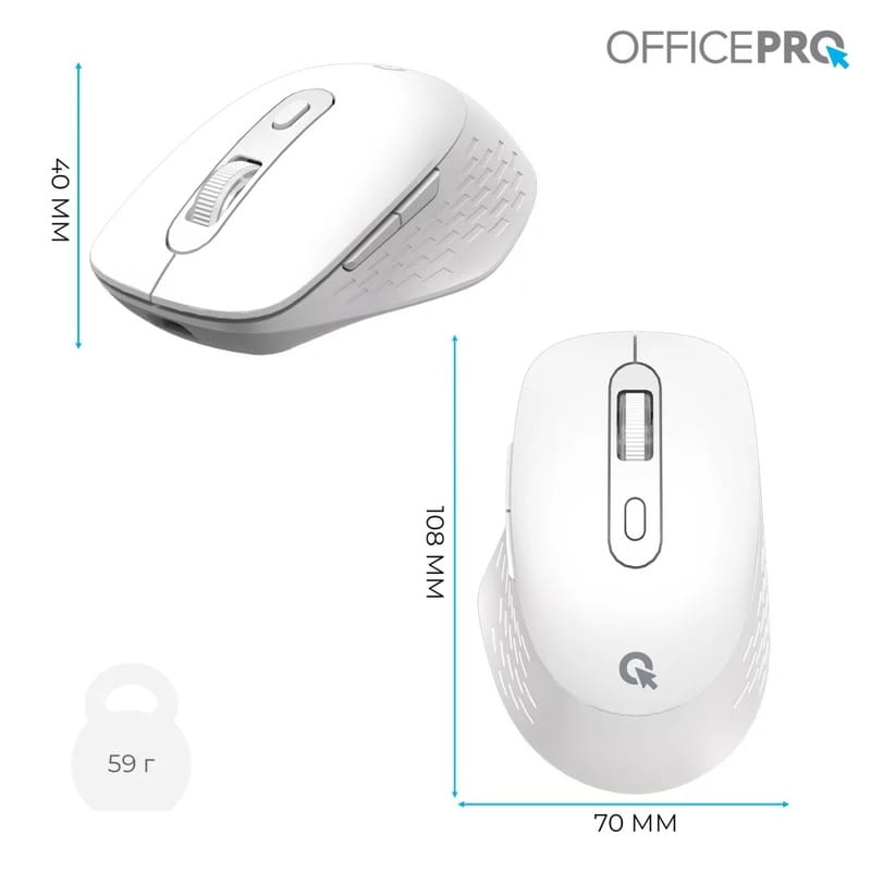 Миша бездротова OfficePro M265W White