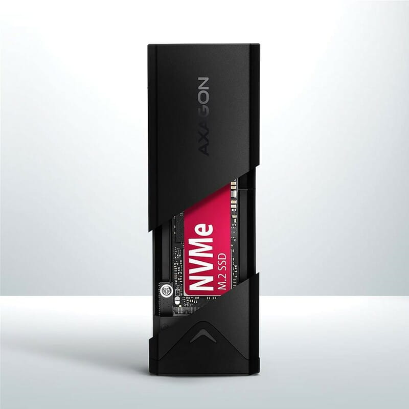 Зовнішня кишеня Axagon NVMe M.2 2242/2260/2280 USB Type-C 3.2 Black (EEM2-UB2)