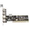 Фото - Контролер Frime VT6212 (ECF-PCItoUSB001) PCI-USB2.0(4+1) | click.ua