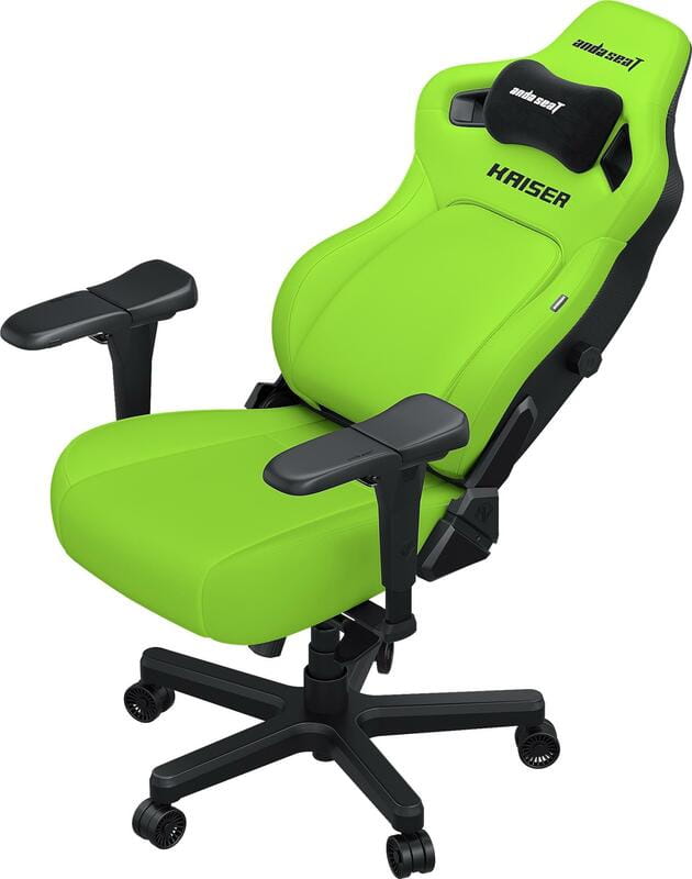Крісло для геймерів Anda Seat Kaiser 4 Size XL Cyber Green PVC (AD12YDDC-XLL-20-C-PV/C-01)