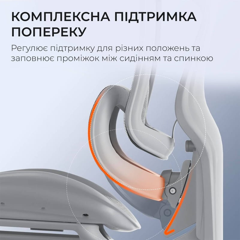 Крісло офісне Sihoo Doro C300 Pro Mesh White with footrest (Doro-C300-Pro-M102-JT)