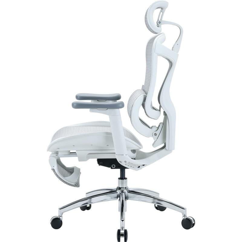 Крісло офісне Sihoo Doro C300L Mesh White with footrest (Doro-C300L-A3-102-JT)