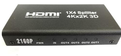 Photos - Cable (video, audio, USB) ATCOM Розгалужувач   (15190) HDMI 4 порти, підтримка UHD 4K 15190 (спліттер)