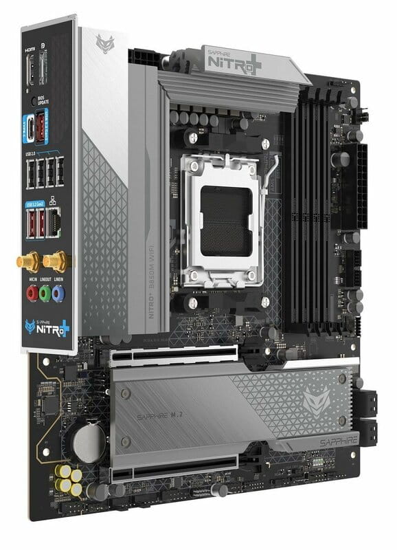 Материнская плата Sapphire B850M Nitro+ WiFi Socket AM5