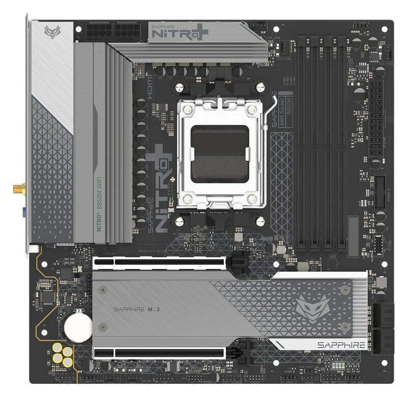 Материнская плата Sapphire B850M Nitro+ WiFi Socket AM5