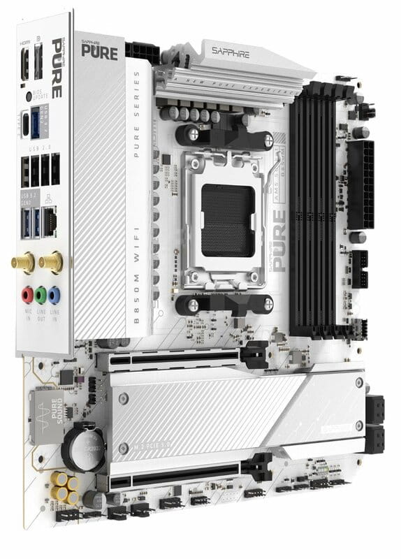 Материнская плата Sapphire B850M Pure WiFi Socket AM5