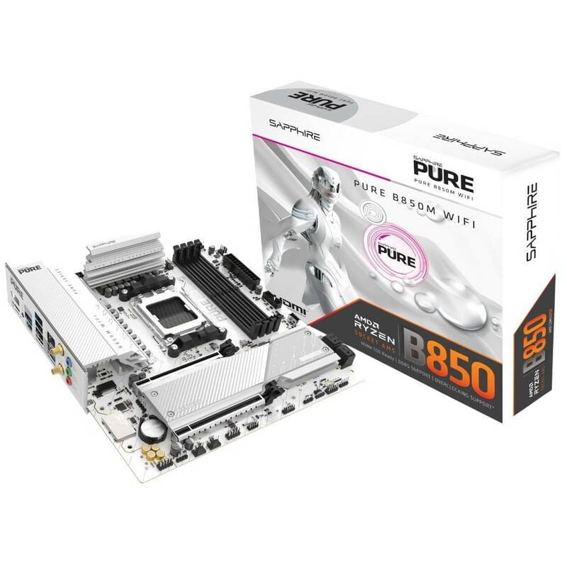 Материнская плата Sapphire B850M Pure WiFi Socket AM5