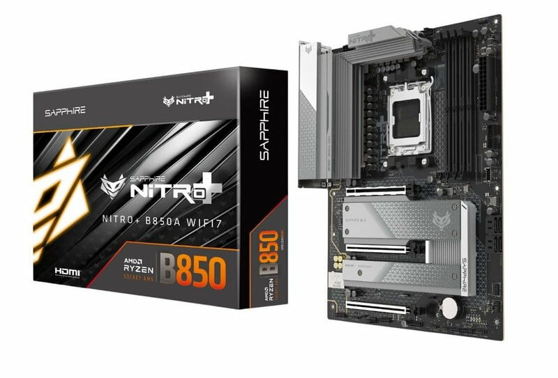 Материнская плата Sapphire B850A Nitro+ WiFi Socket AM5