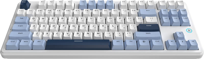 Клавіатура Ajazz AK870 V2 Flying Fish Switch White USB-C (AK870-V2-FF-BWB)