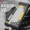 Фото - Клавіатура Ajazz AK870 V2 Flying Fish Switch Black USB-C (AK870-V2-FF-BGY) | click.ua