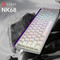 Фото - Клавиатура Ajazz NK68 Red Switch White USB-C (NK68-R-S-W) | click.ua