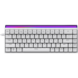 Клавиатура Ajazz NK68 Red Switch White USB-C (NK68-R-W)