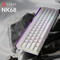 Фото - Клавиатура Ajazz NK68 Red Switch White USB-C (NK68-R-W) | click.ua