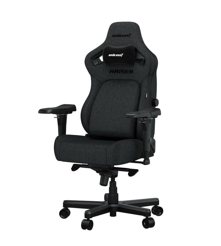 Крісло для геймерів Anda Seat Kaiser 4 Size L Dark Grey Fabric (AD12YDDC-L-20-GB-CF)