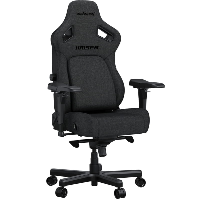 Крісло для геймерів Anda Seat Kaiser 4 Size L Dark Grey Fabric (AD12YDDC-L-20-GB-CF)