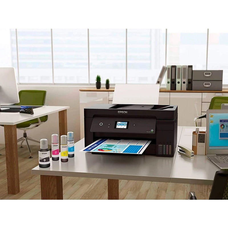 Багатофункційний пристрій А3 кол. Epson L15160 Фабрика друку з WI-FI (C11CH71404)