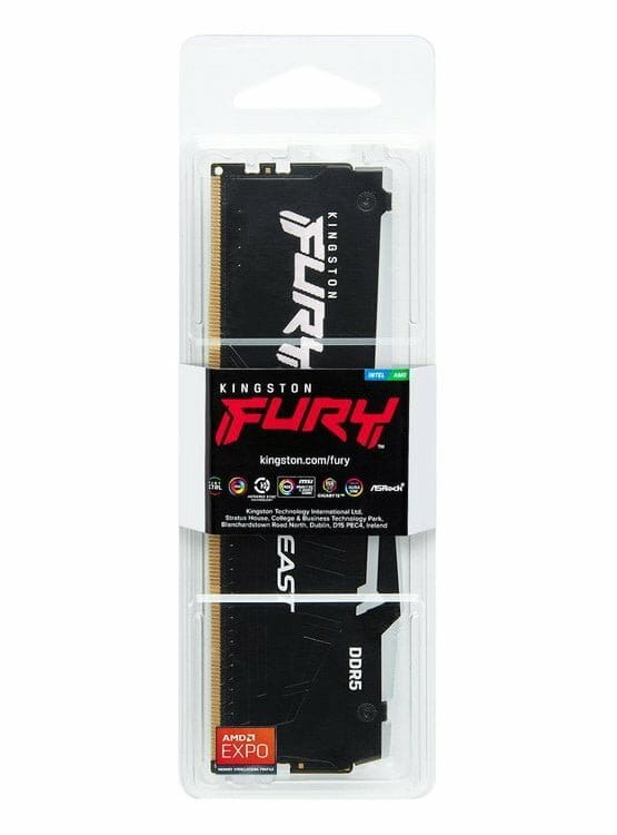 Модуль памяти DDR5 16GB/6000 Kingston Fury Beast RGB Expo (KF560C36BBE2A-16)