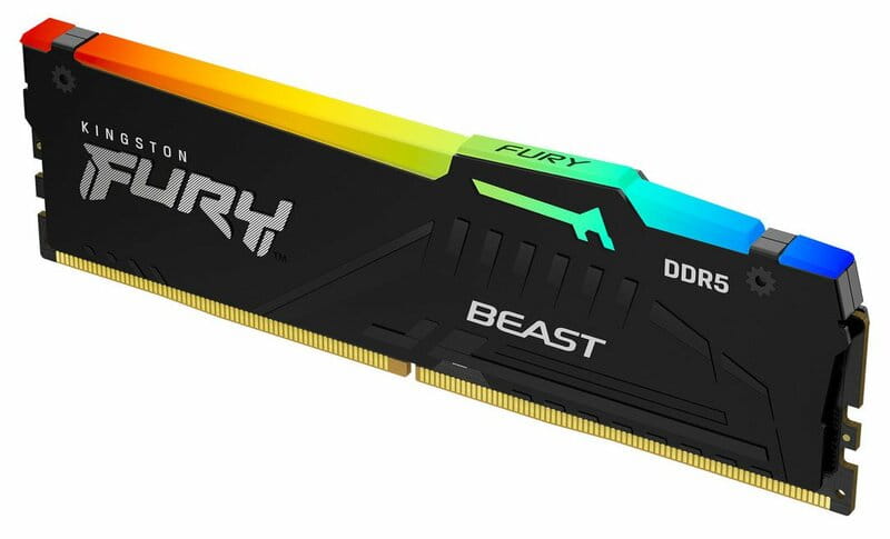 Модуль памяти DDR5 16GB/6400 Kingston Fury Beast RGB Expo (KF564C32BBEA-16)
