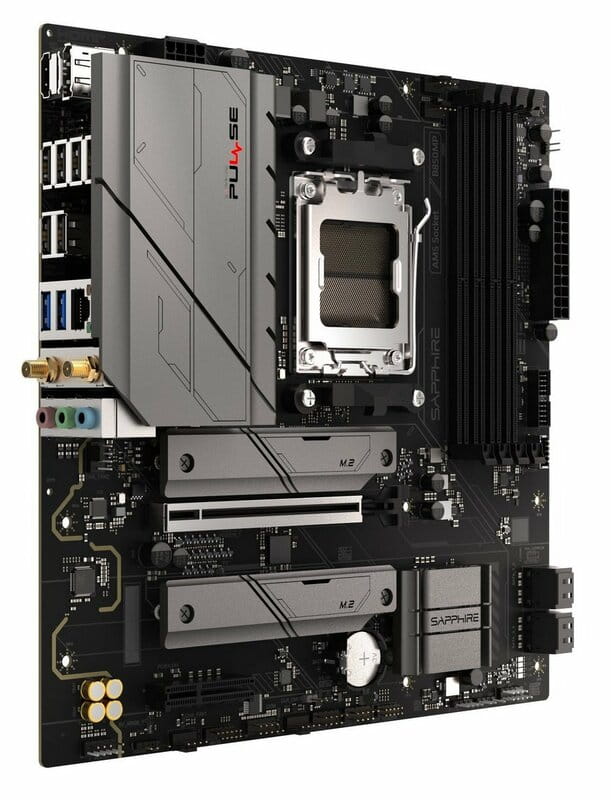 Материнская плата Sapphire B850M Pulse WiFi Socket AM5