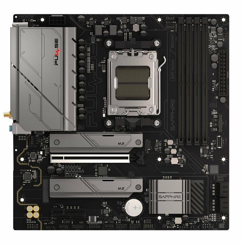 Материнская плата Sapphire B850M Pulse WiFi Socket AM5