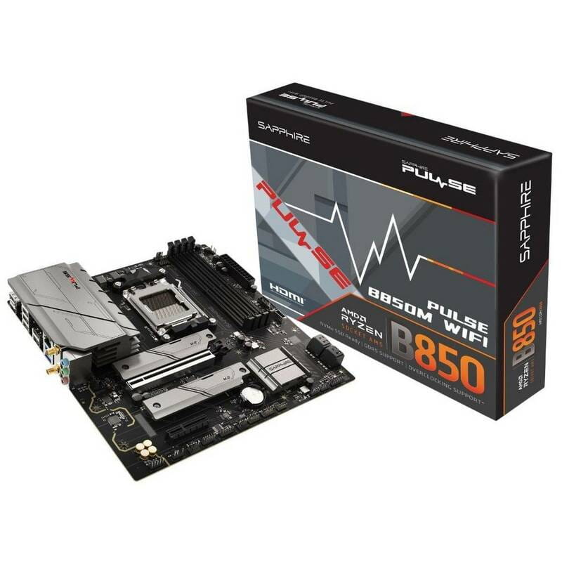 Материнская плата Sapphire B850M Pulse WiFi Socket AM5