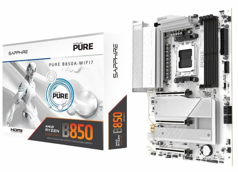 Материнская плата Sapphire B850A Pure WiFi Socket AM5