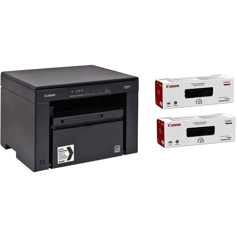 МФУ А4 ч/б Canon i-SENSYS MF3010 + картриджи 2xCRG725 (5252B034AA)